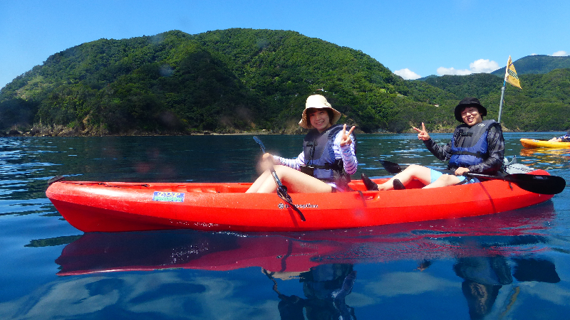 伊豆自然学校シーカヤック体験は安全第一安心してご参加ください