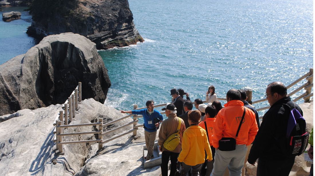 堂ヶ島ジオガイドツアー